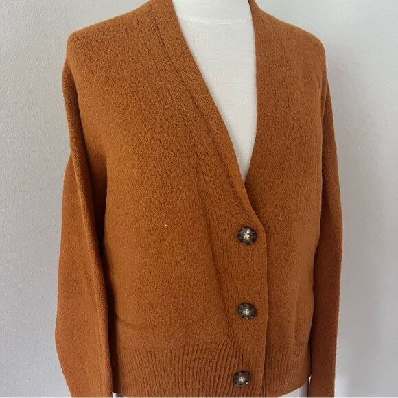 Urban Outfitters Women's Orange Theo Cardigan S - Picture 2 of 7